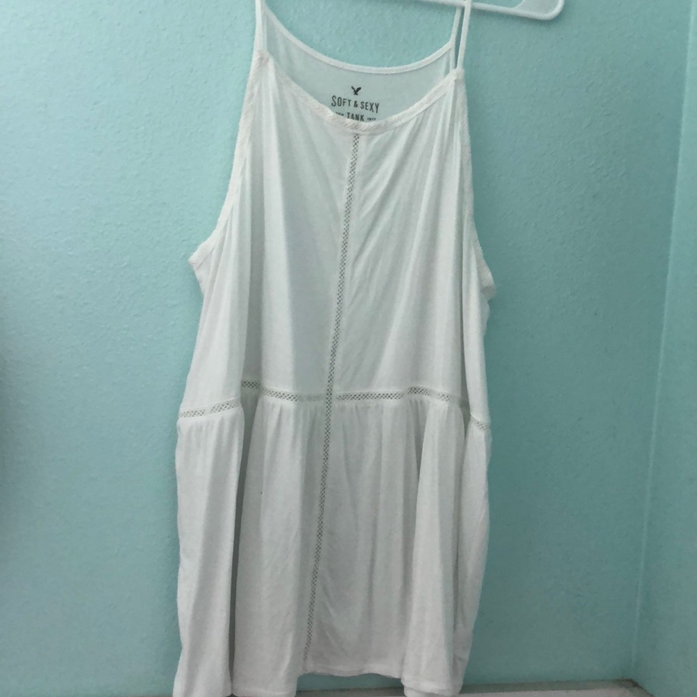 AE White Tank Top
